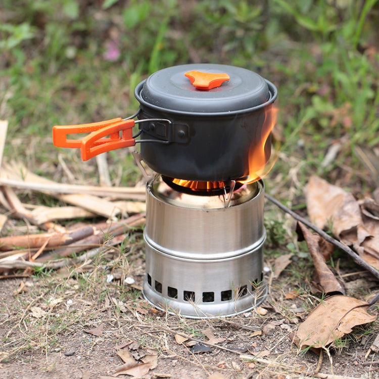 Sandsberg | Outdoor Camping Mini Edelstahl Holzofen Festbrennstoffkocher für Picknickheizung