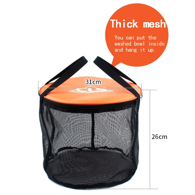 Sandsberg | 30L 4 in 1 PVC Outdoor Faltbare Doppelablaufkorb Camping Angelgerät Tasche