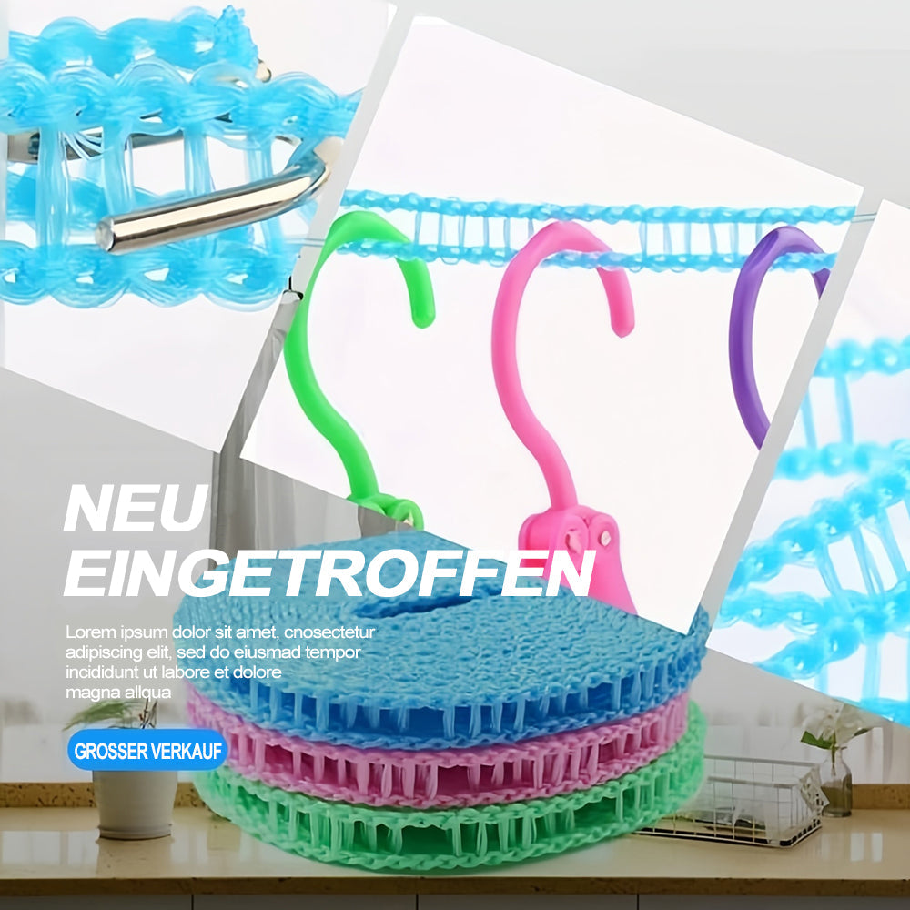 Winddichte rutschfeste Wäscheleine (32 Ft)