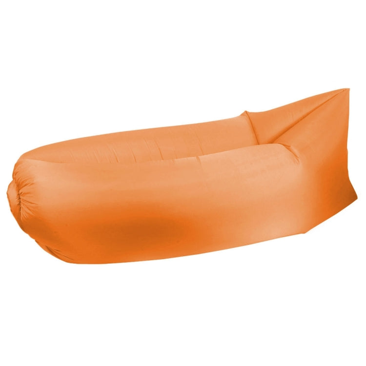 Sandsberg | Aufblasbares Lounger Polyestergewebe Kompressionsluftkissentsofa für Strand / Reisen / Gastgewerbe / Angeln, Größe: 185cm x 75cm x 50cm, Normale Qualität (Orange)
