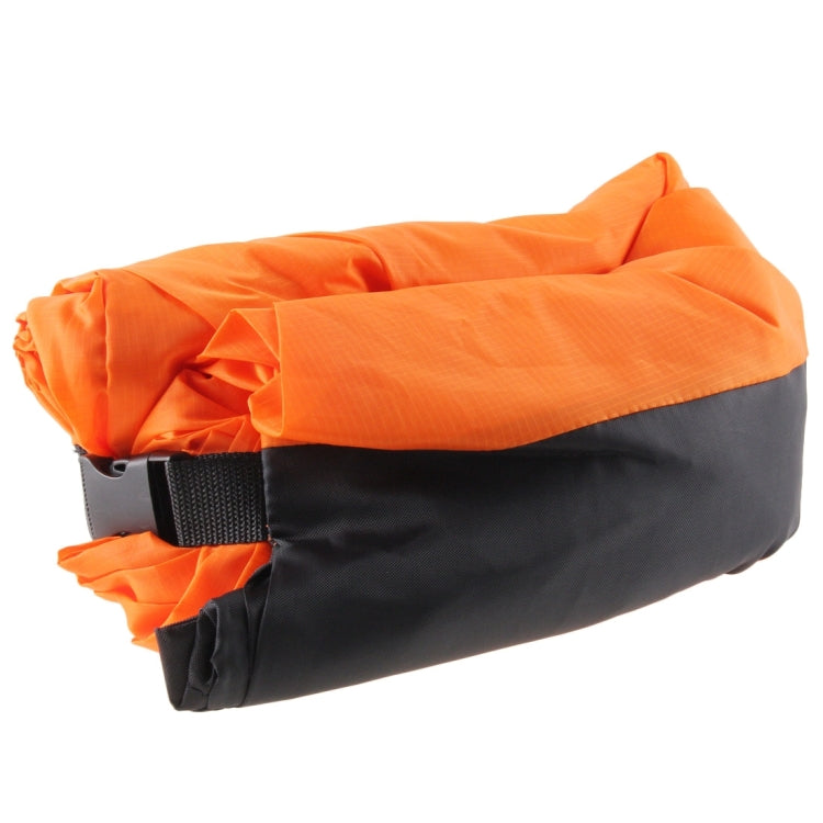 Sandsberg | Aufblasbares Lounger Polyestergewebe Kompressionsluftkissentsofa für Strand / Reisen / Gastgewerbe / Angeln, Größe: 185cm x 75cm x 50cm, Normale Qualität (Orange)