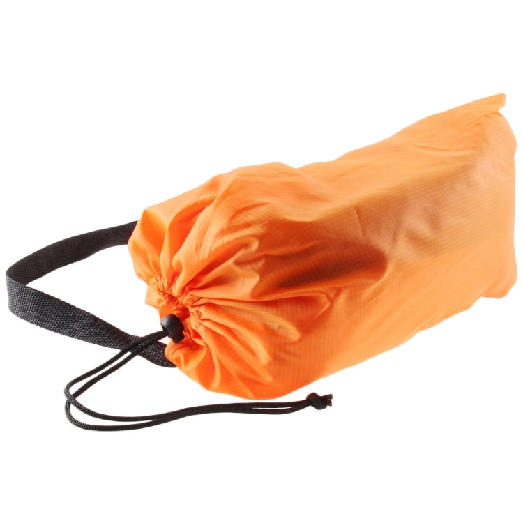 Sandsberg | Aufblasbares Lounger Polyestergewebe Kompressionsluftkissentsofa für Strand / Reisen / Gastgewerbe / Angeln, Größe: 185cm x 75cm x 50cm, Normale Qualität (Orange)