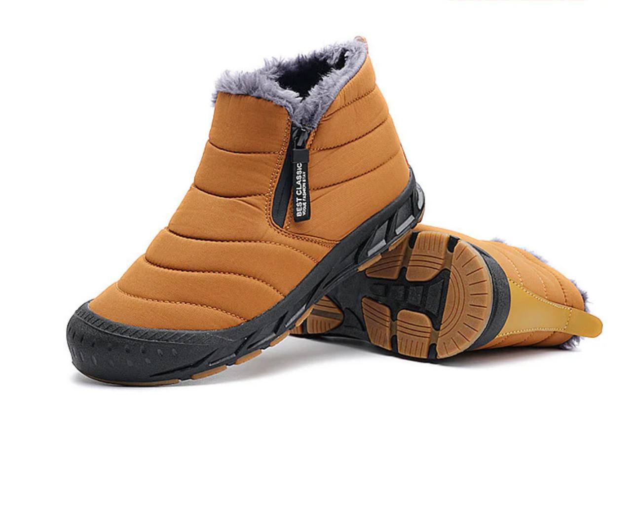 Damen warme Winter Kunstpelz, gefüttert mit wasserdichten Outdoor Schneestiefeln