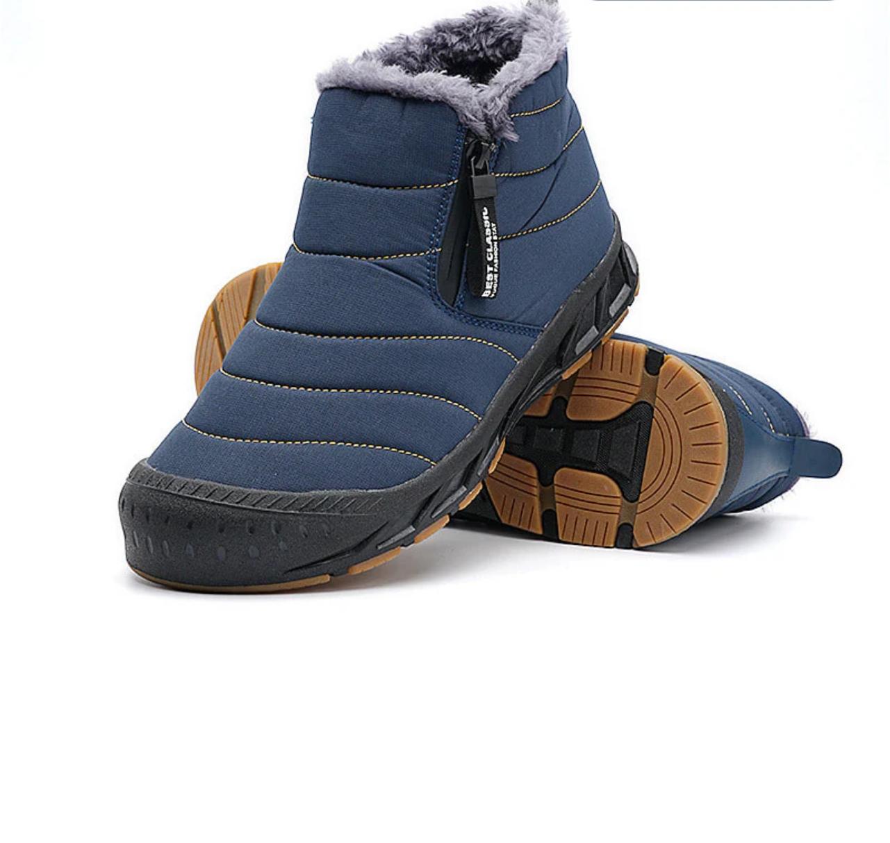 Damen warme Winter Kunstpelz, gefüttert mit wasserdichten Outdoor Schneestiefeln