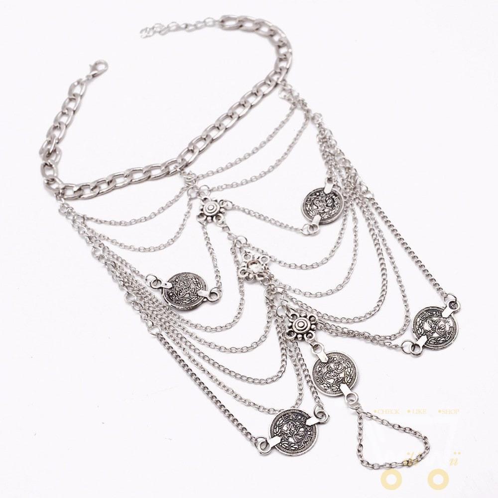 Bohemian Strand Fussketten