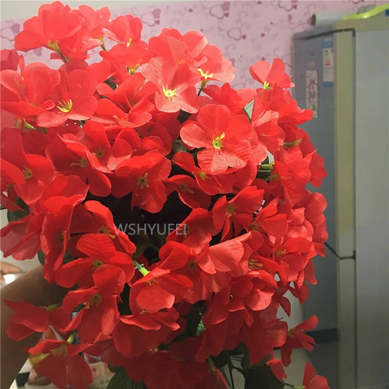 Bunte künstliche Seide violett Efeu hängen Blume für Girlande Wand
