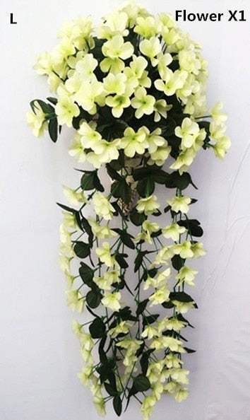 Bunte künstliche Seide violett Efeu hängen Blume für Girlande Wand