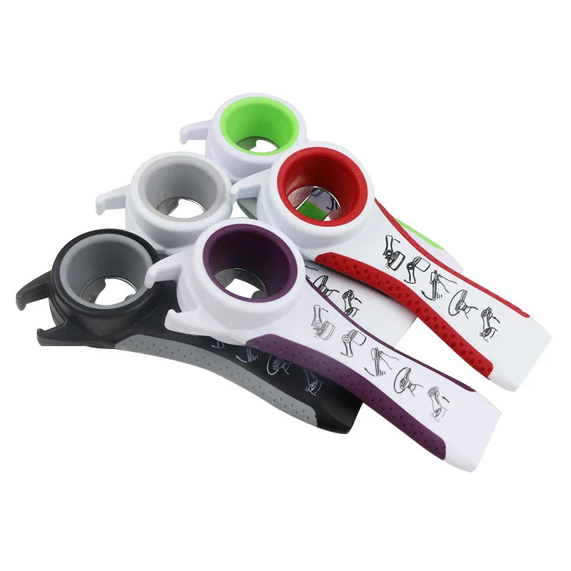 5-in-1 Multi-Funktions-Edelstahl-Dosenöffner – Ihr ultimativer Flaschen- und Glasöffner-Begleiter!