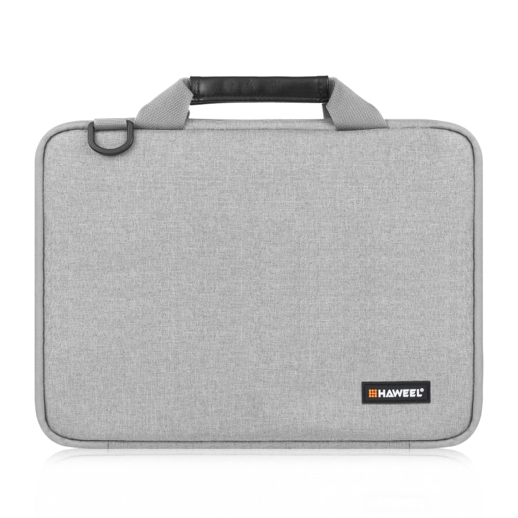 HAWEEL 14,0 Zoll - 16,0 Zoll Aktentasche Crossbody Laptop Tasche für Macbook, Lenovo Thinkpad, ASUS, HP (Grau)