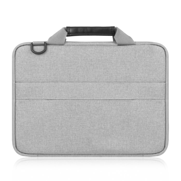 HAWEEL 14,0 Zoll - 16,0 Zoll Aktentasche Crossbody Laptop Tasche für Macbook, Lenovo Thinkpad, ASUS, HP (Grau)