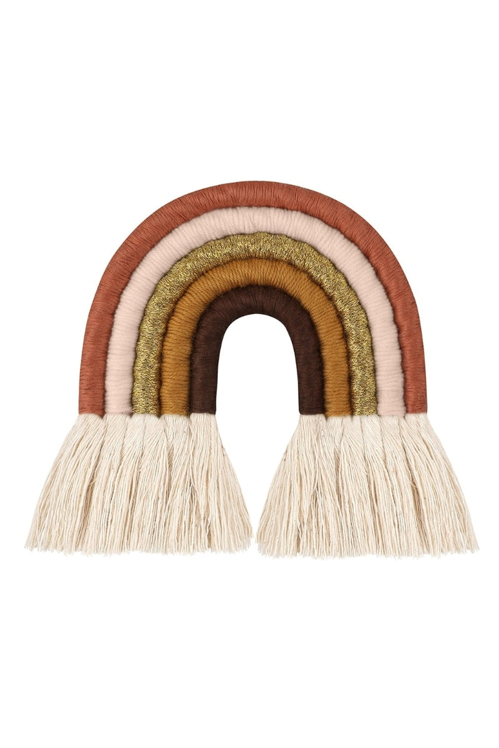 Makramee Regenbogen Wandbehang