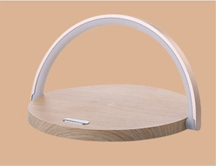 Bowlight Design™ - Stilvolle 3-in-1 Nachttischlampe mit Qi-Ladegerät