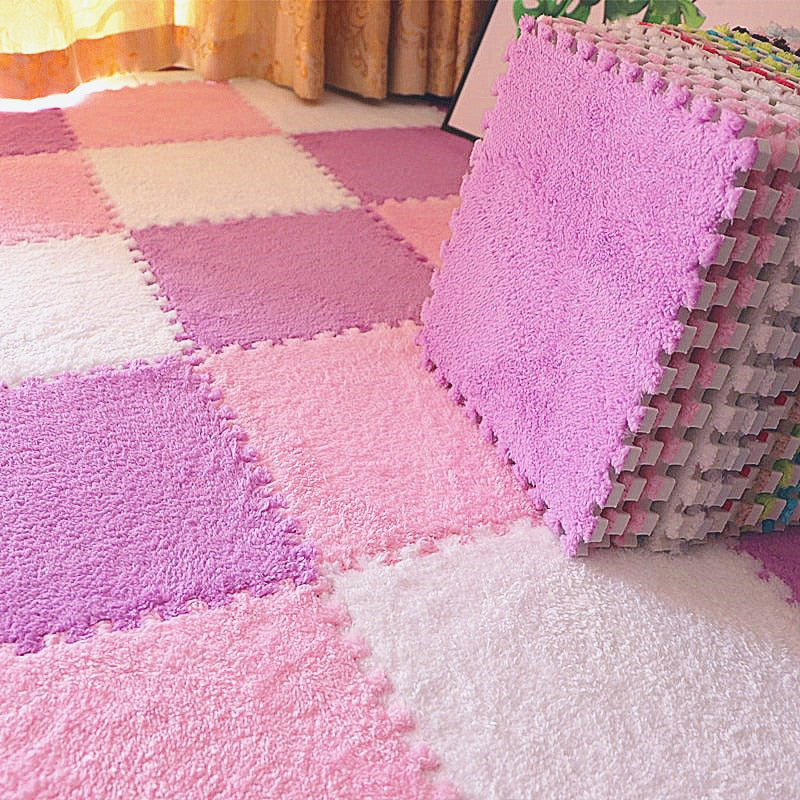 Four Seasons Universal Wildleder Bodenmatte Nähte Schlafzimmer Wand-zu-Wand Teppichboden Nachttisch Prinzessin Zimmer Teppich Teetisch Tatami