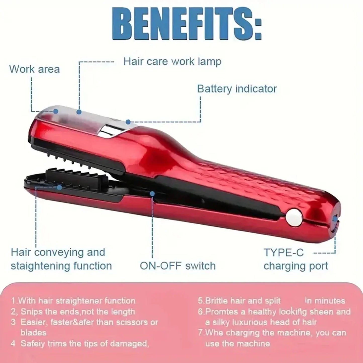 Advanced Spliss-Trimmer Pro für perfekte Spitzen
