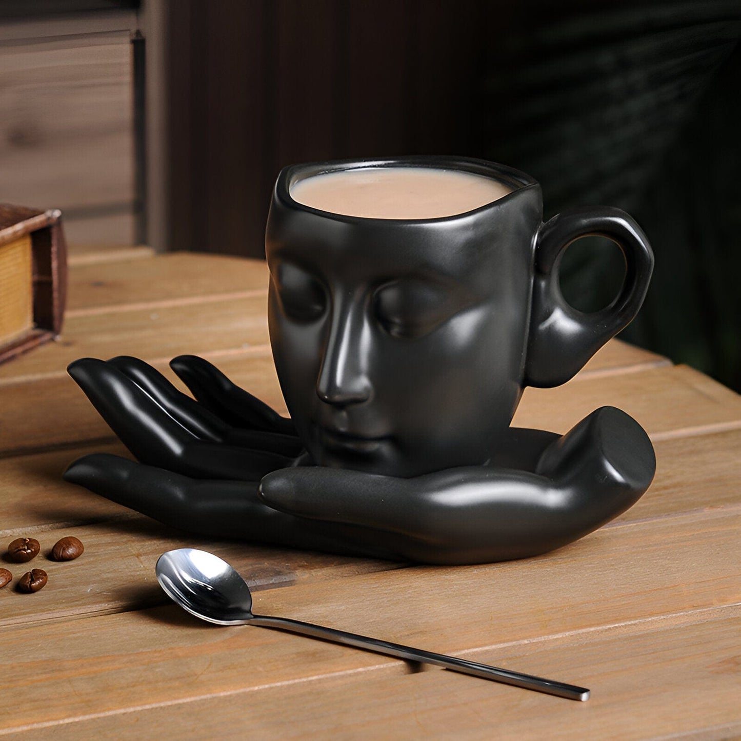 Abstrakte Kunst Kaffee Set