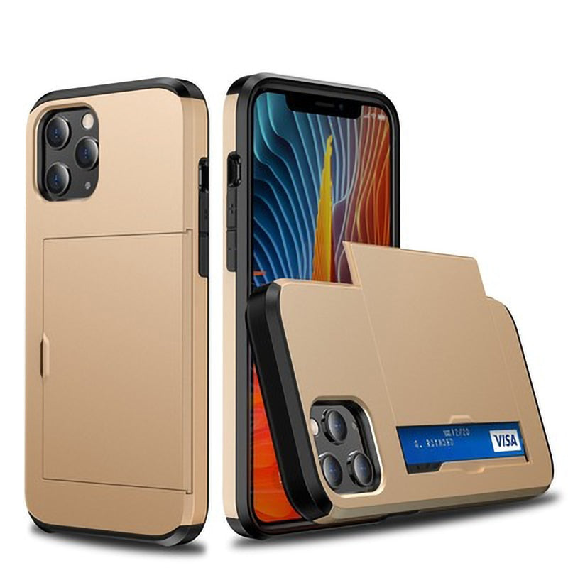 Business Armor Slide Wallet iPhone Hülle