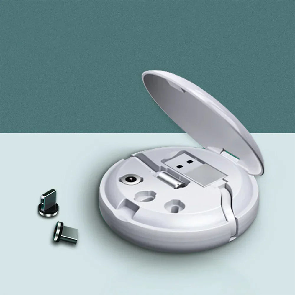 3in1 Universelles Rückziehbares Magnetisches Schnelllade-Kabel