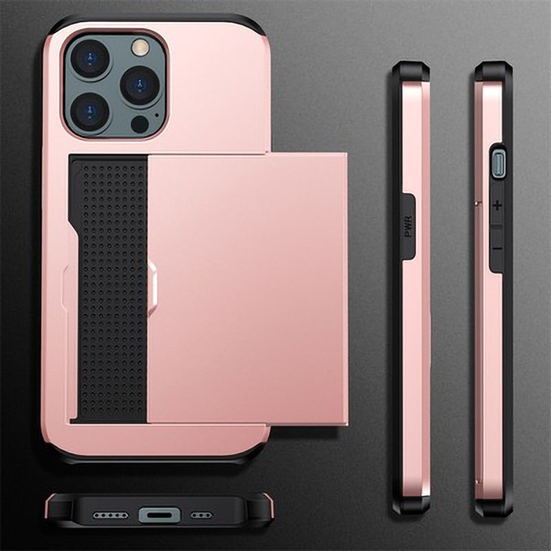 Business Armor Slide Wallet iPhone Hülle