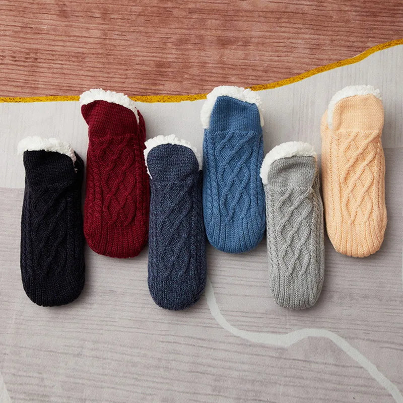 CozyGrip | Bequeme winterwarme Plüsch-Hausschuhe