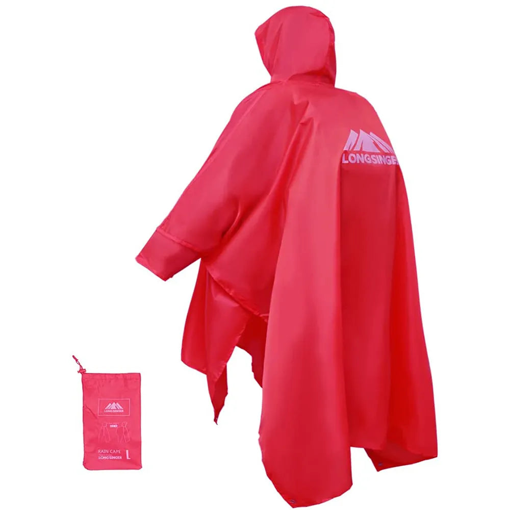 3-in-1 Tragbarer Wasserdichter Regenmantel - Verstellbar, Leicht und Wiederverwendbar für Männer und Frauen, Ideal für Wandern, Jagen und Klettern