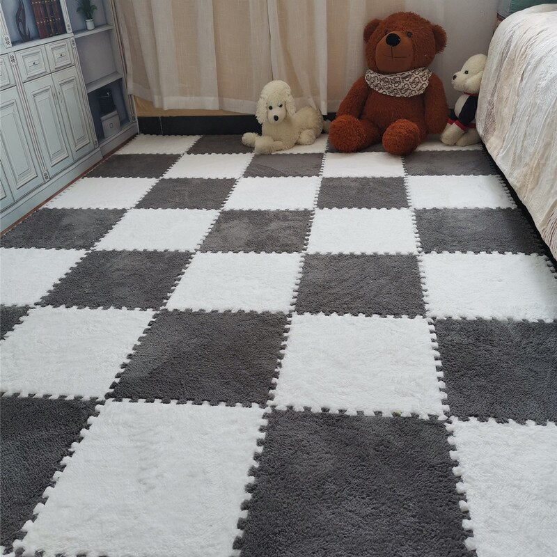 Four Seasons Universal Wildleder Bodenmatte Nähte Schlafzimmer Wand-zu-Wand Teppichboden Nachttisch Prinzessin Zimmer Teppich Teetisch Tatami
