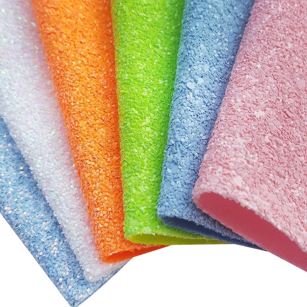 Sandsberg | Regenboog Sprankel Faux Leather Knutselvellen voor Creatieve Projecten
