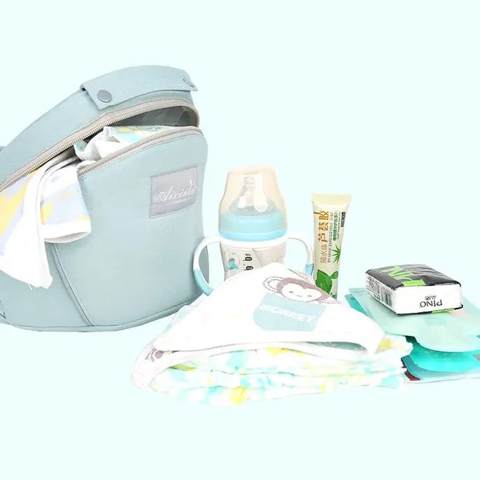All-Position Babytrage - Hüftsitz Säugling Kleinkind Rucksack mit Kanguru Wickeltrage