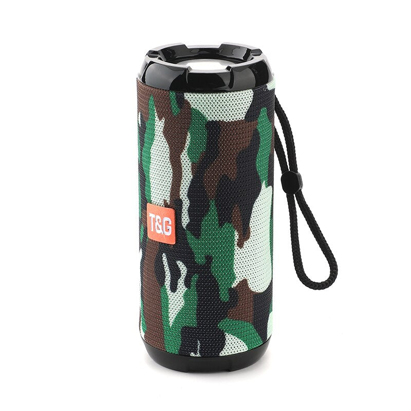 Hochwertiger drahtloser Bluetooth-Lautsprecher: Klein, tragbar, mit lautem Subwoofer, FM-Radio und TF-Kartenunterstützung | Kompatibel mit Apple iPhone, Android, Samsung, iPad, Tablet & mehr