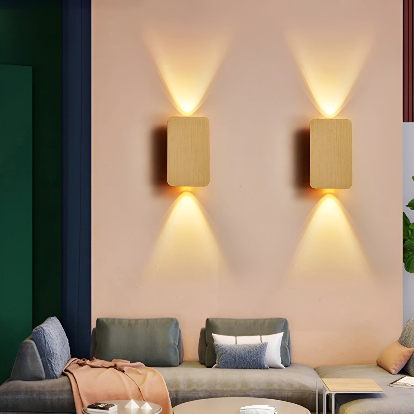 Luxe skandinavische LED-Wandleuchte - Schlanke Beleuchtung für jeden Raum
