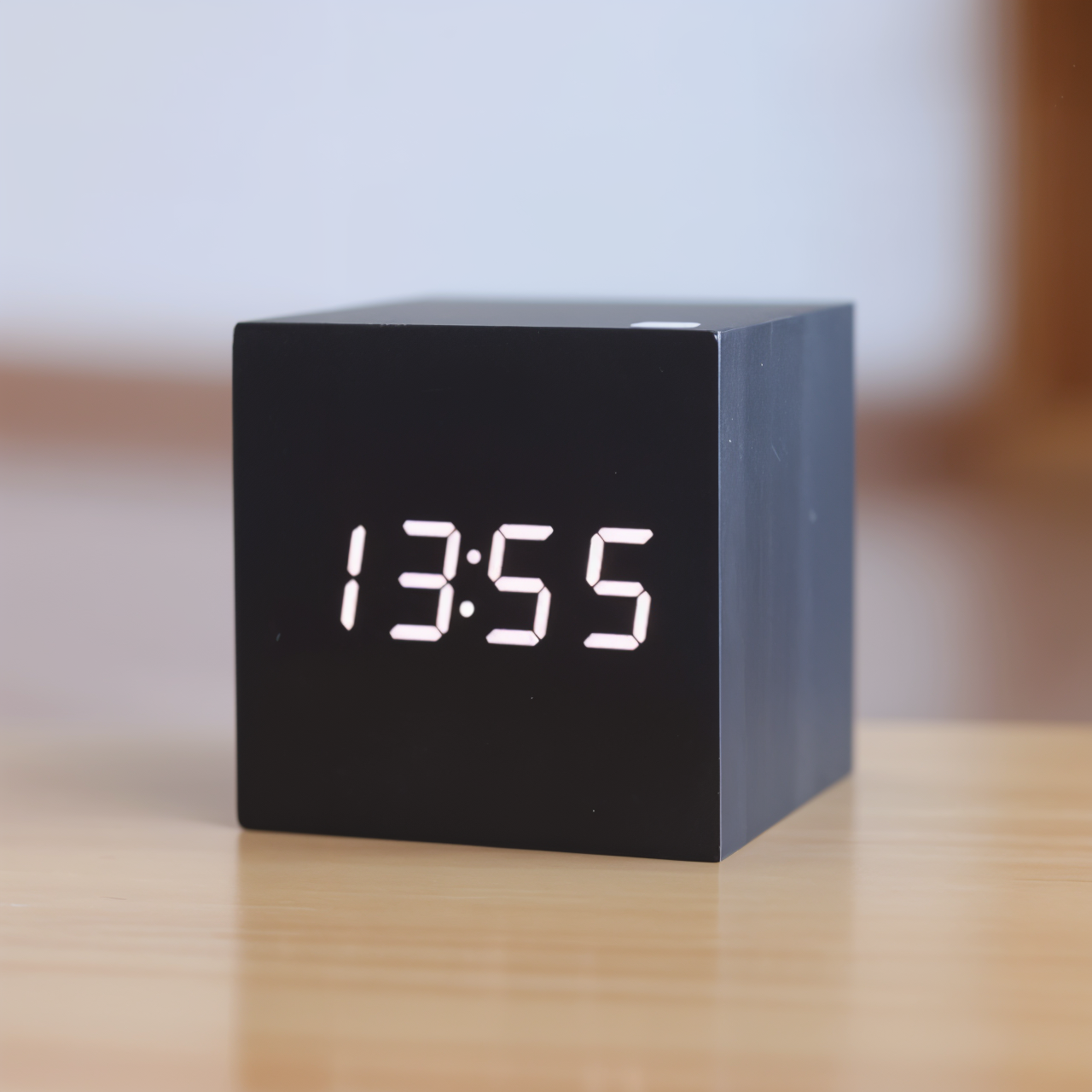 Sandsberg | Elegante digitale LED Holz Uhr