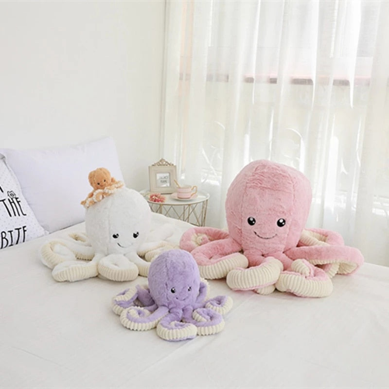 Lieblicher Simulations-Oktopus-Anhänger Plüschspielzeug Weiches Tier Wohnaccessoires Süße Puppen Kinder Geschenke