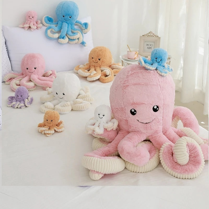Lieblicher Simulations-Oktopus-Anhänger Plüschspielzeug Weiches Tier Wohnaccessoires Süße Puppen Kinder Geschenke