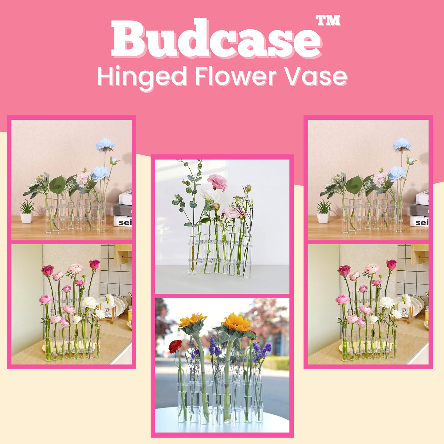 Budcase Hinged Blumenvasen