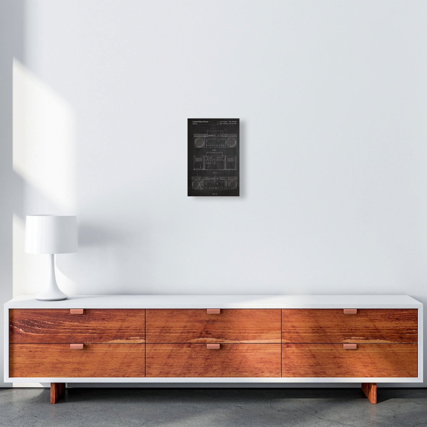 Sandsberg | Boombox Patent Kunstdruck
