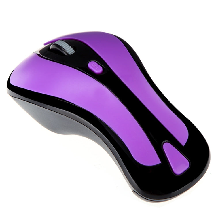 Sandsberg | PR-01 6D Gyroskop Fly Air Maus 2.4G USB-Empfänger 1600 DPI kabellose optische Maus für Computer PC Android Smart TV Box (Lila + Schwarz)