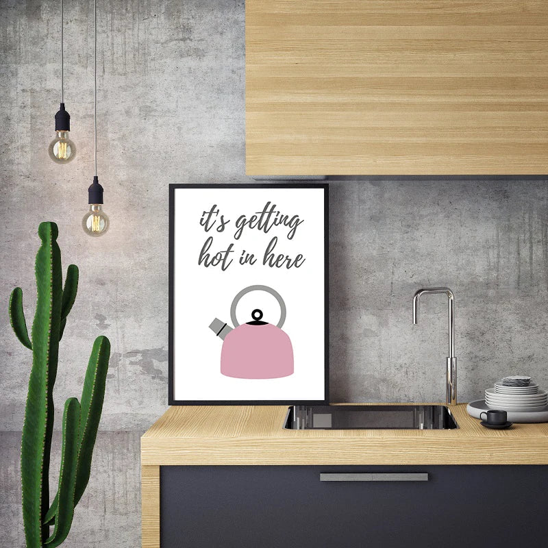 Küchenkochutensilien Lustige Zitate Poster Wandkunst Fine Art Leinwanddrucke Bilder für Küche Café Diner Kochkunst Backkunst Kreative Wohnkultur