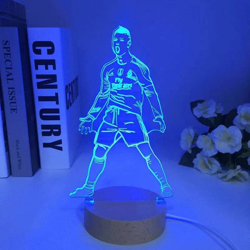 Schreibtischlampe Fuß Cristiano Ronaldo 3D