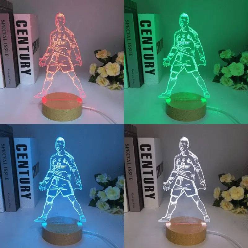 Schreibtischlampe Fuß Cristiano Ronaldo 3D