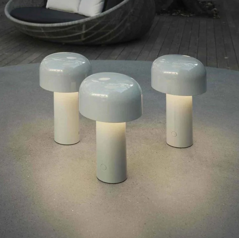 Sandsberg de Table Design Champignon - Le Phare Champignon aus Glas und Metall | Elegante und Moderne Beleuchtung