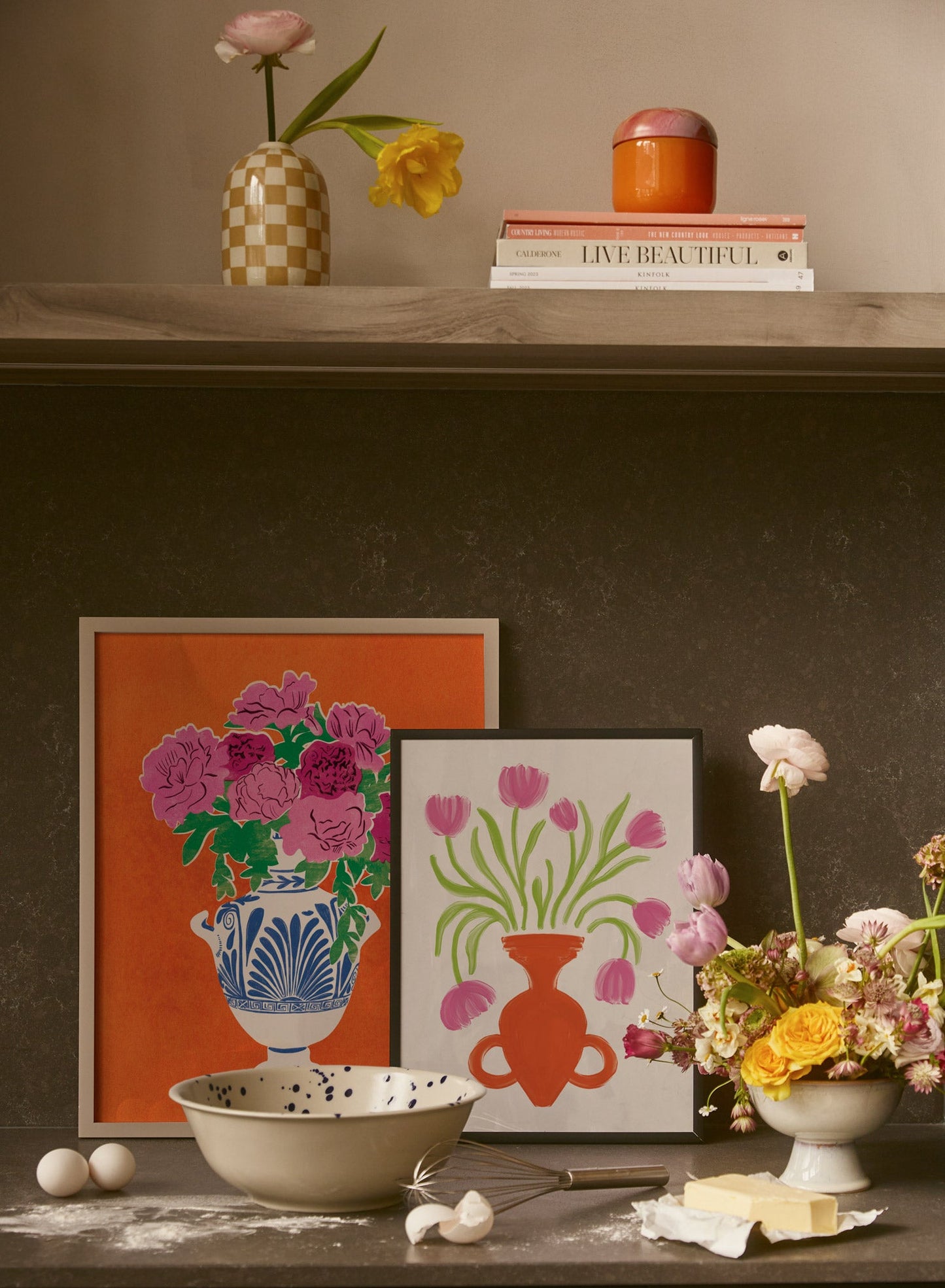 Sandsberg | Gartenjuwelen in Pink, Poster