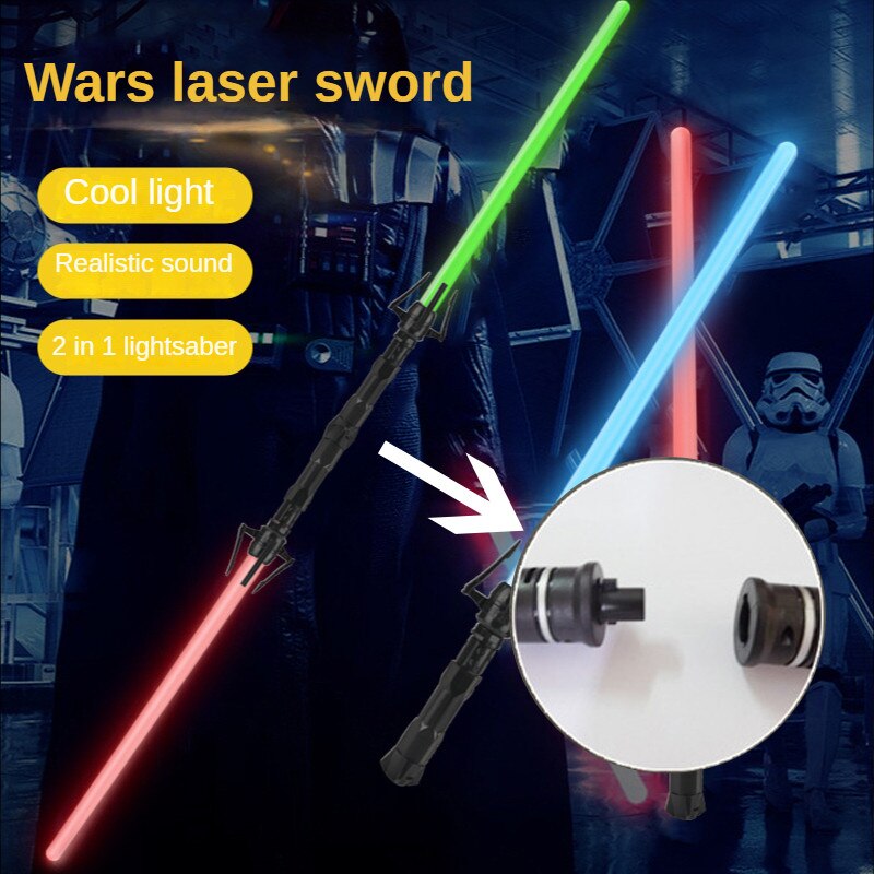 2023 Neue Cyberpunk-Laser-Schwert, Audioeffekte, skalierbar, sieben Farben, Cosplay-Requisiten