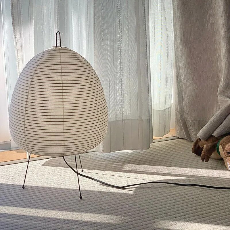 Japanische Lampe aus Reispapier