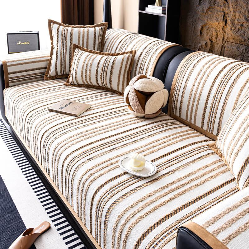 Luxus Chenille Weich Verschleißfest und Rutschfest Sofa Schutz Couchbezug