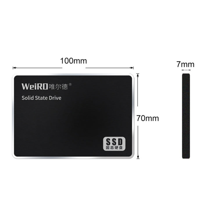 Sandsberg | WEIRD S500 128GB 2,5 Zoll SATA3.0 Solid State Drive für Laptop, Desktop