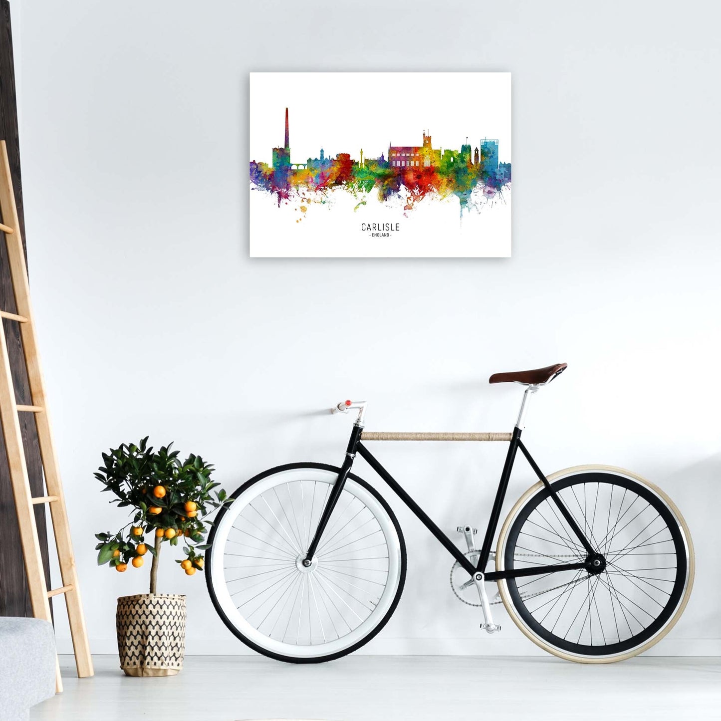 Sandsberg | Carlisle England Skyline Kunstdruck