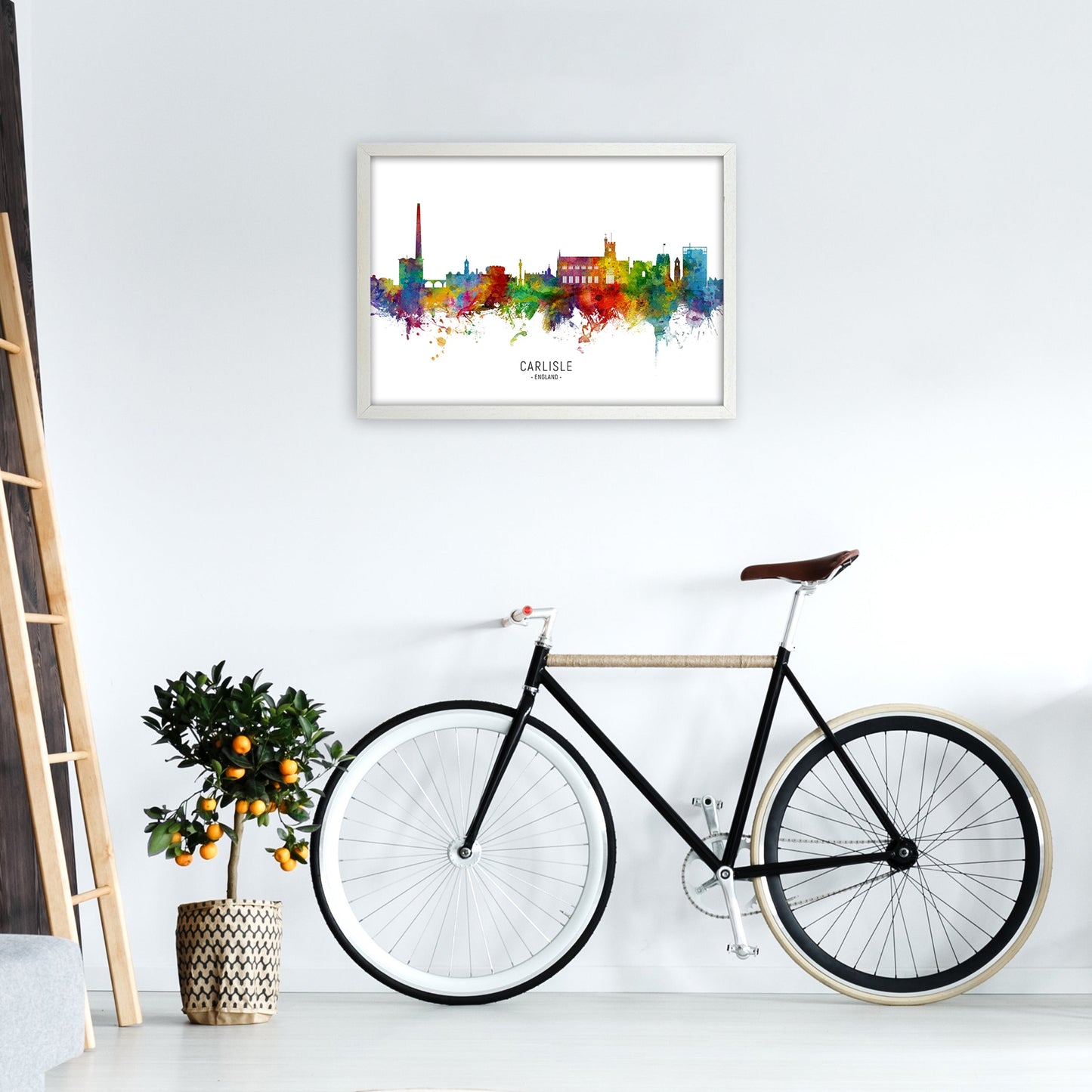 Sandsberg | Carlisle England Skyline Kunstdruck