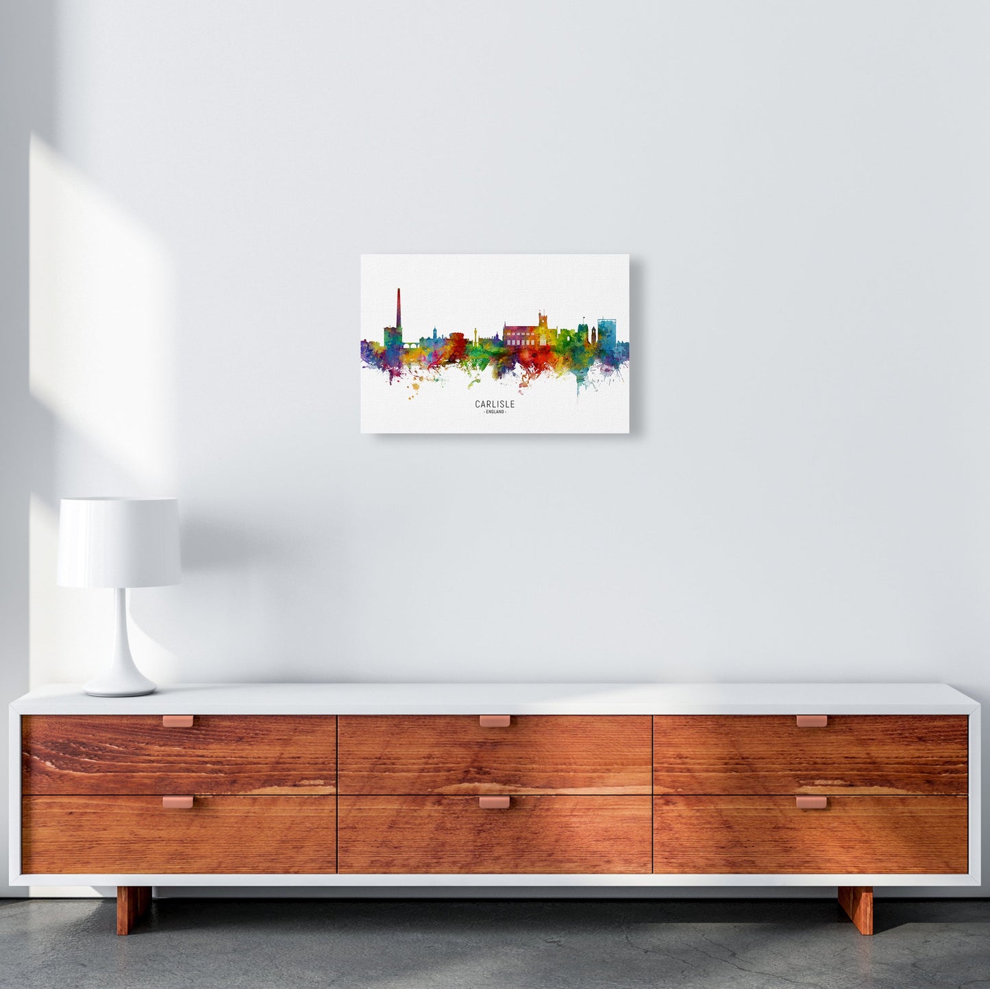 Sandsberg | Carlisle England Skyline Kunstdruck