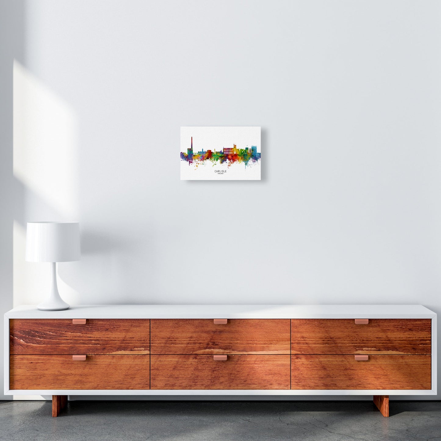 Sandsberg | Carlisle England Skyline Kunstdruck