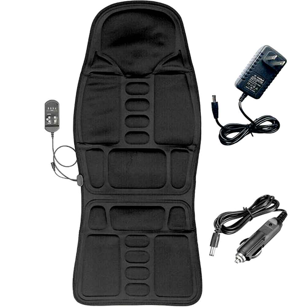 Mode Massagestuhlauflage mit beheiztem Nackenkissen für Auto und Zuhause