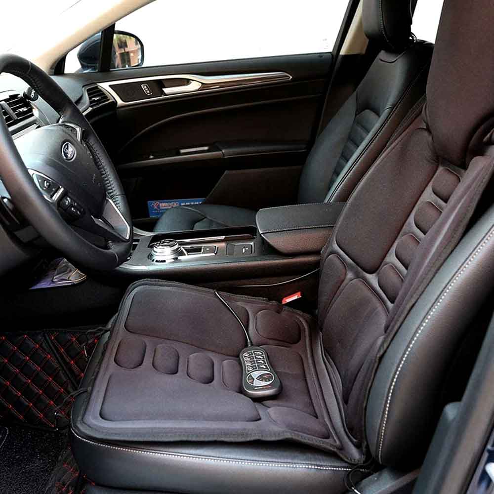 Mode Massagestuhlauflage mit beheiztem Nackenkissen für Auto und Zuhause